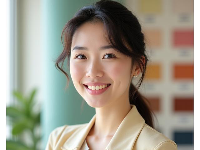 カラーコーディネーター 松本あゆみのポートレート写真