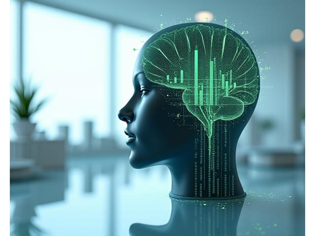 睡眠の質を示す科学的なグラフと脳波のイメージ