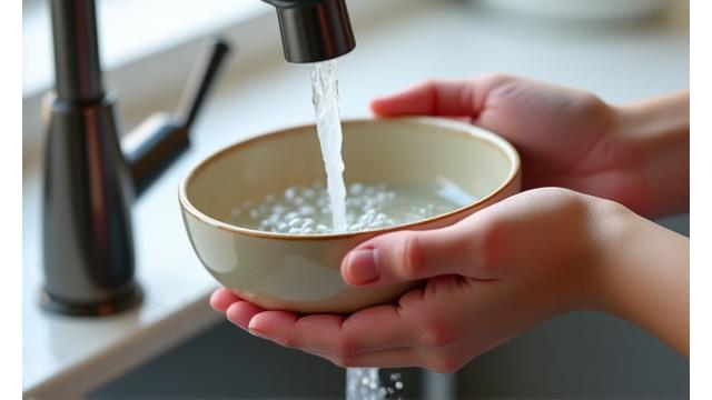 食器の手洗い風景
