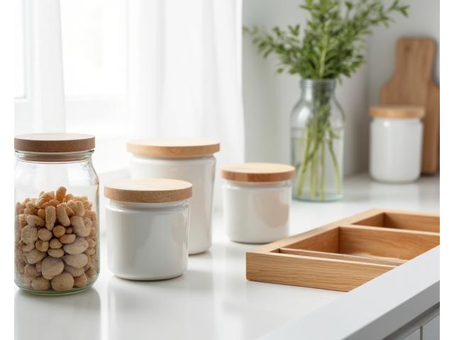 美しいキッチン収納用品